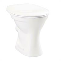 Vitra Keramik Standtiefspül WC Toilette weiß m. Hygiene Glasur Abgang waagerecht