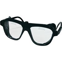 Schutzbrille, Nylon, splitterfreies Glas, schwarz
