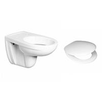 Keramag Basic Wandtiefspül-WC mit Sitz softclosing weiß