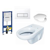 Geberit Duofix Basic UP100 Universal Wand WC Tiefspüler Delta 51 mit Sitz softclosing
