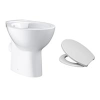 Grohe Bau Stand WC Tiefspüler Klo Toilette mit Picco Sitz Deckel Set