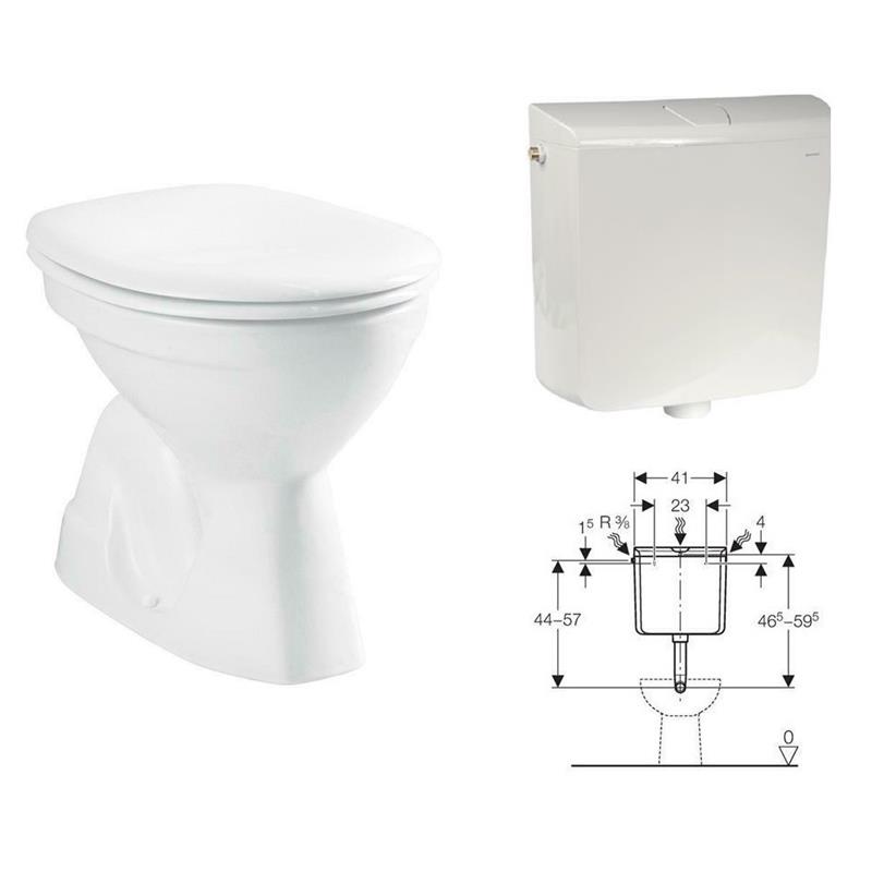 Vitra Stand WC Tiefspüler Klo Toilette senkrecht Picco Sitz softclose Spülkasten 